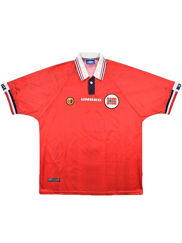 Norway maillot rétro domicile Uniforme de football premier maillot de football pour hommes maillot de sport 1998-1999